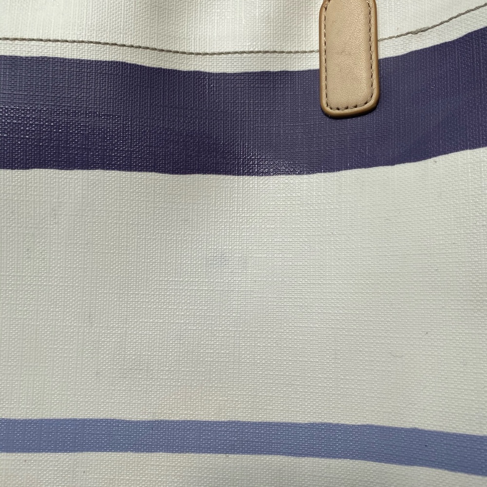 COACH Large Striped Tote in Excellent Condition - Picture 7 of 8